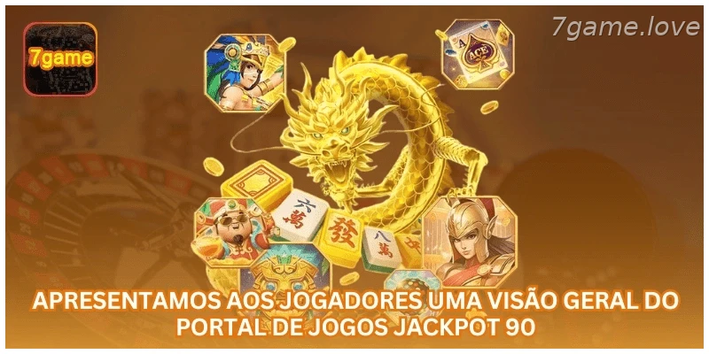 Visão geral do portal de jogos Jackpot 90 na 7GAME.