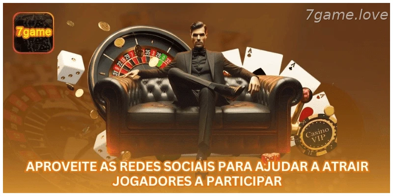 Uso de redes sociais para divulgar a 7GAME.