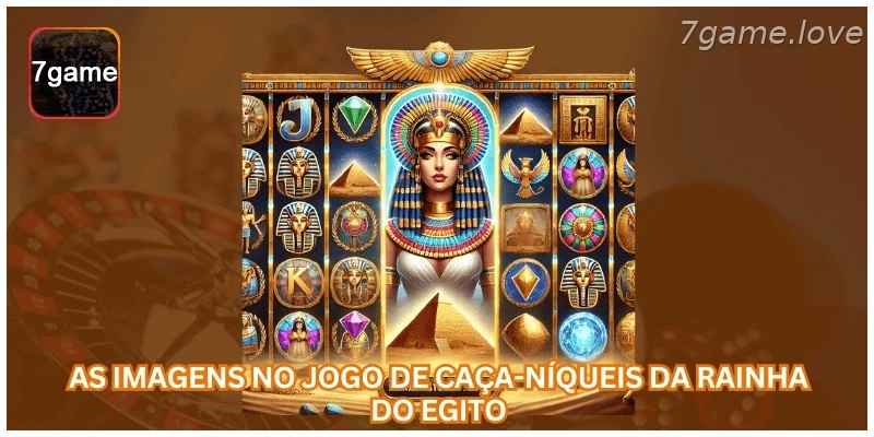Principais símbolos no caça-níqueis Rainha do Egito