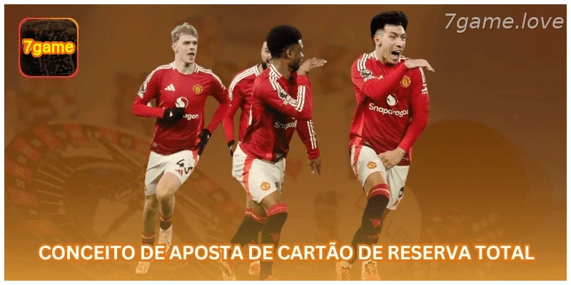 Conceito de aposta em total booking de cartões.