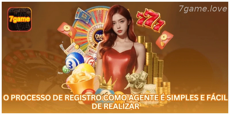 Processo de cadastro como agente 7GAME.