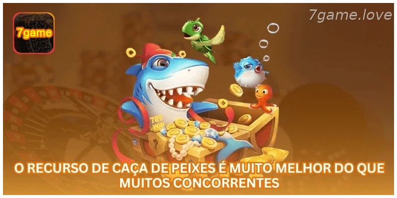 Recursos de armas e mira no jogo Fishing King.
