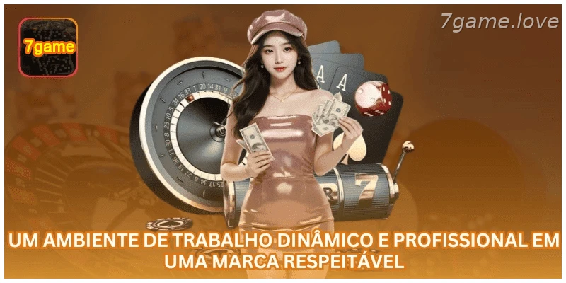 Ambiente de trabalho profissional e dinâmico na 7GAME.